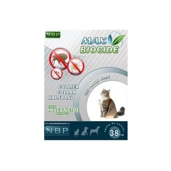 NATURAL BEST PRODUCTS MAX BIOCIDE Antiparazitný obojok pre mačky - 35 cm