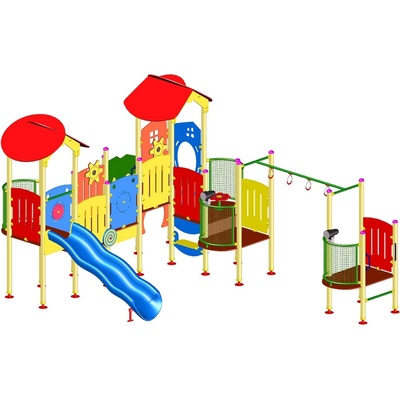 Playfactory КОМБИНИРАНО ДЕТСКО СЪОРЪЖЕНИЕ ps0011