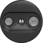 Kliklap - Ретро TV+R участващ контакт без рамка, антрацит (KA0081)