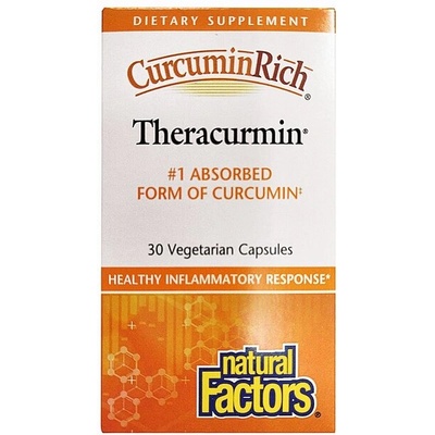 Natural Factors CurcuminRich Theracurmin / Теракурмин, 30 mg, 30 капсули Natural Factors (4542 NF A)