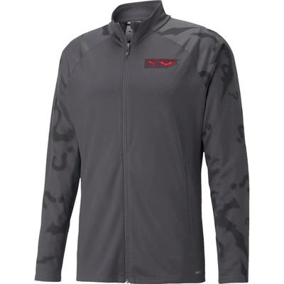 Puma x Batman Training Jacket Jr Asphalt šedá