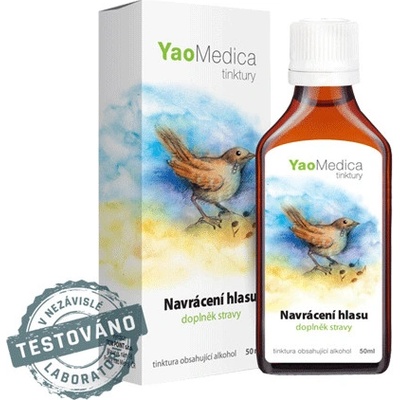 YaoMedica Navrátenie hlasu Hai Zi Qi Tang tinktúra z čínskych bylín 50 ml