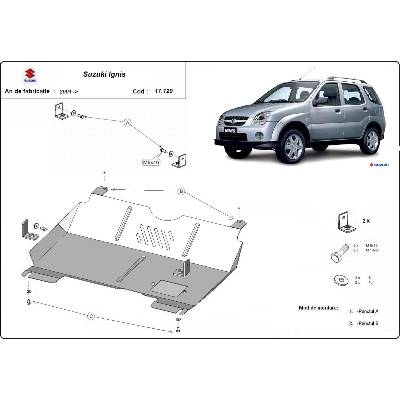Scut Motor - Румъния Метална кора под двигател suzuki ignis от 2000 до 2003 (73733)
