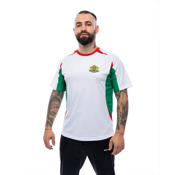 Мъжка тениска S-LINE Bulgaria Бял L