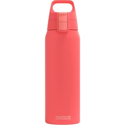SIGG - Insulated drinking bottle - Thermos bottle Shield Therm One Watermelon - carbonated drinks - leak-proof - dishwasher safe - BPA-free - 90% recycled stainless steel - pink - 0.75L - 6218.30