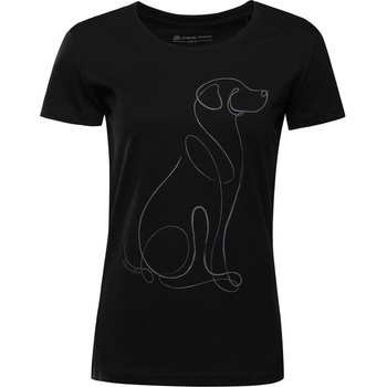 ALPINE PRO Дамска тениска от органичен памук ALPINE PRO TERMESA 3 black вариант pe ALPINE PRO | Cheren | ЖЕНИ | XS