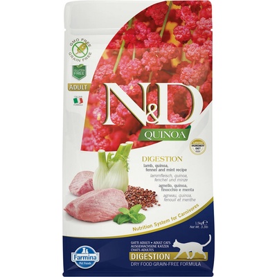 N&D Cat Quinoa Digestion Lamb 1,5 kg