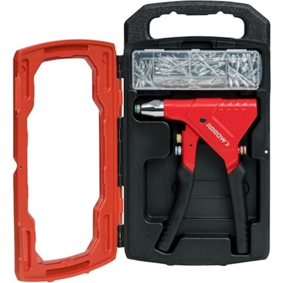 Arrow Nýtovací kleště RT189 v kufru vč. 100 nýtů A2-A5 a HSS vrtáků 2/3/4/5 mm – Zboží Dáma