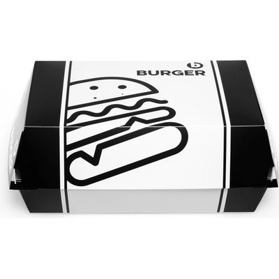 Exxprespack obal burger veľký 21,7x13x10 345G/M2 Biela