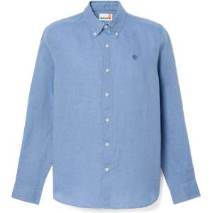 Timberland Мъжка риза с копчета Timberland Mill Brook Linen Shirt - Stone Wash - размер XXL (033-3225-0214)