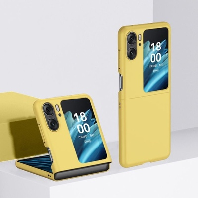 Púzdro Plastový Magic Color Case Oppo Find N2 Flip žlté