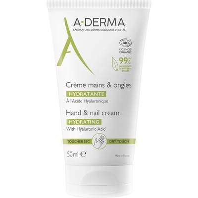 A-Derma Essentiel Care Хидратиращ крем за ръце и нокти, 50 ml