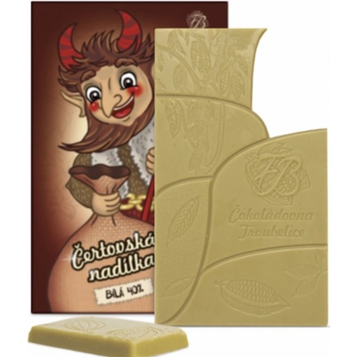 Čokoládovna Troubelice Čokoláda čertík bílá 40% 45 g