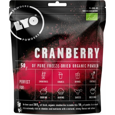 Lyofood Organický brusnicový prášok 50 g