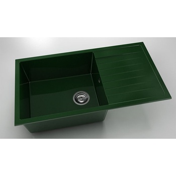 Image 1 of FAT Мивка Vanguard 229, Polymer marble, 09 Зелен гранит, с включен сифон