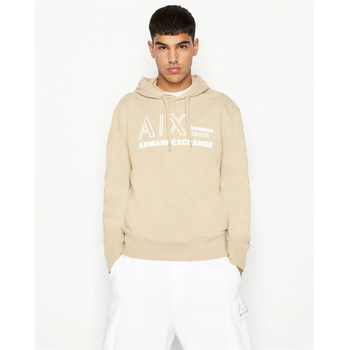 Giorgio Armani Суичър Armani Exchange Pullover Hoodie - Beige