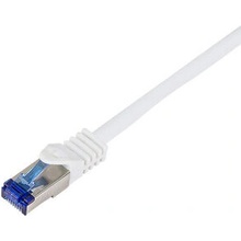 LogiLink C6A121S patch, CAT6A / S/FTP, RJ45, 30m, bílý