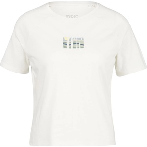 Stoic Дамска тениска Stoic Women's Hemp30 UtbySt. Crop Tee T-shirt - Blanc White - размер XS (916-6608-0111)