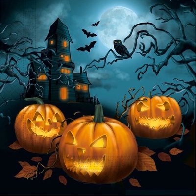 Procos Ubrousky papírové EKO Halloween 20ks 33x33cm – Zboží Dáma