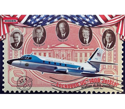 Roden Lockheed VC-140B Jetstar 1:144