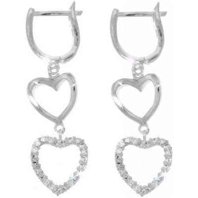 Pattic náušnice strieborné IS51004