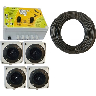 Format Plašič a odháňač vtákov plašič na vtáky ultrazvukový so 4 reproduktormi ODP-4