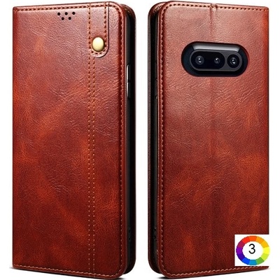 Nothing Phone (3a) Crazy Horse Texture Wallet Калъф и Протектор