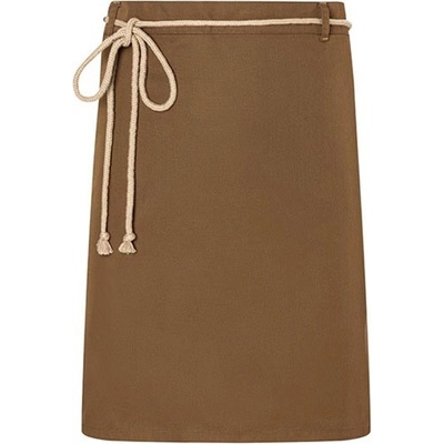 Karlowsky Pasová gastro zástěra KY057 Cinnamon 90x55cm