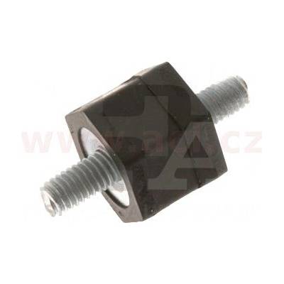 Závěs výfuku (guma+kov), M6, délka závitů 9 mm, průměr 21 mm, šířka 11 mm ACI V 003-966