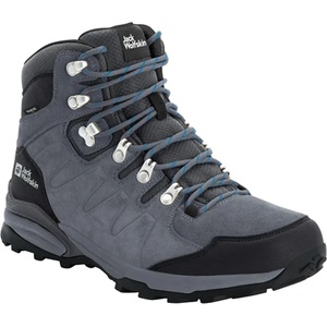 Jack Wolfskin Мъжки туристически обувки Jack Wolfskin Refugio Texapore Mid Walking boots - Grey / Black - размер 44 (EU) (019-0627-0318)