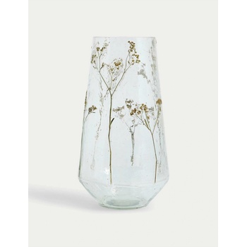 Marks & Spencer Стъклена ваза с мотив на цветя Marks & Spencer бежова Marks & Spencer | Bezhov | Home | 1SIZE