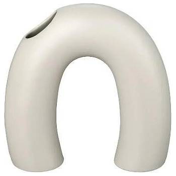 Blomus (Германия) Керамична ваза blomus kagetsu в светлосив цвят - размер М (blomus 67091)