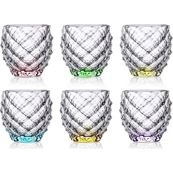 Crystal Bohemia BOHEMIA MORRIS COLOR POHÁR NA WHISKY 6 x 340 ML
