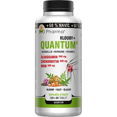 Bio-Pharma Quantum Klouby+ 6 složek 120+60 tablet