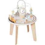 Ginger Home Детска Дървена Образователна Маса с Лабиринт и Мъниста GINGER HOME, 40x40x54 см