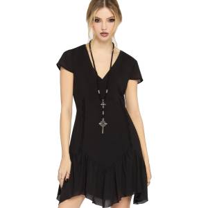 KILLSTAR дамска рокля KILLSTAR - Nighthistle - Black - KSRA014376