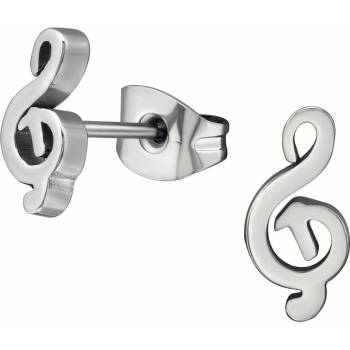 Image 1 of Bijutanki Обеци от Медицинска Стомана - Ключ Сол