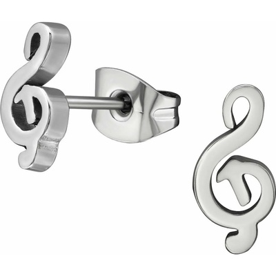 Bijutanki Обеци от Медицинска Стомана - Ключ Сол