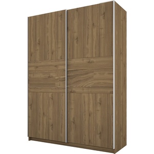 Bogdan Furniture I Гардероб с плъзгащи врати Mod 1034, Орех Адмирал