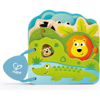 HaPe International Дървена книжка Hape - Диви животни (H0047)