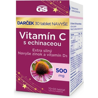 GS Vitamin C500 s echinaceou 70+30 tablet 2023