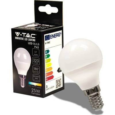 V-TAC žiarovka LED E14 3,7W, 4000K, 320lm, P45 VT-1819
