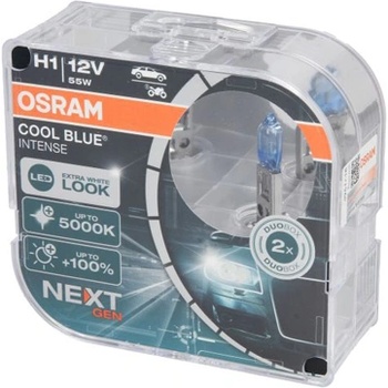 Image 1 of OSRAM Крушка OSRAM H1, 12V, 55W, 5000К, 1550lm, 2 броя