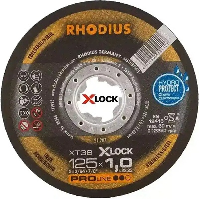 Rhodius Rezný kotúč 125 x 1,0 x 22,23 mm 211207