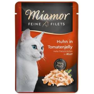 Miamor Feine Filets Adult пиле с домати в желе 100g (393-74084)