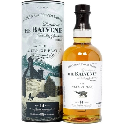 Balvenie 14y The Week Of Peat 48,3% 0,7 l (holá láhev)