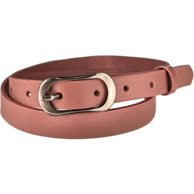 Penny Belts dámský kožený opasek 20-185-503 růžový