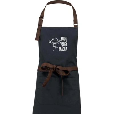 Dřevěné uhlí Budu velký brácha Zástěra Vintage