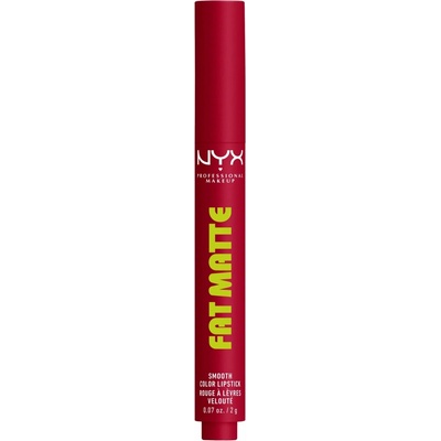 NYX Professional Makeup Fat Matte Smooth Color Lipstick 17 Scarlet Snuggles 2 g