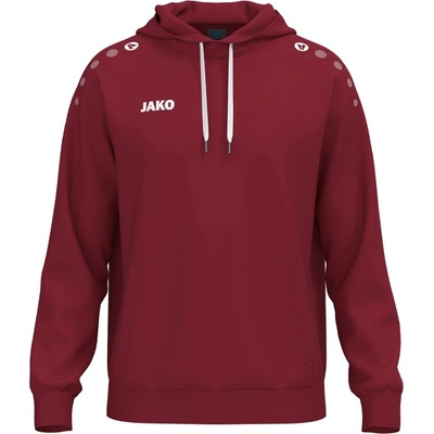 Jako One mikina s kapucí vínová